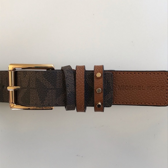 Michael Kors Accessories - New Michael Kors MK Logo Belt Womens Medium
